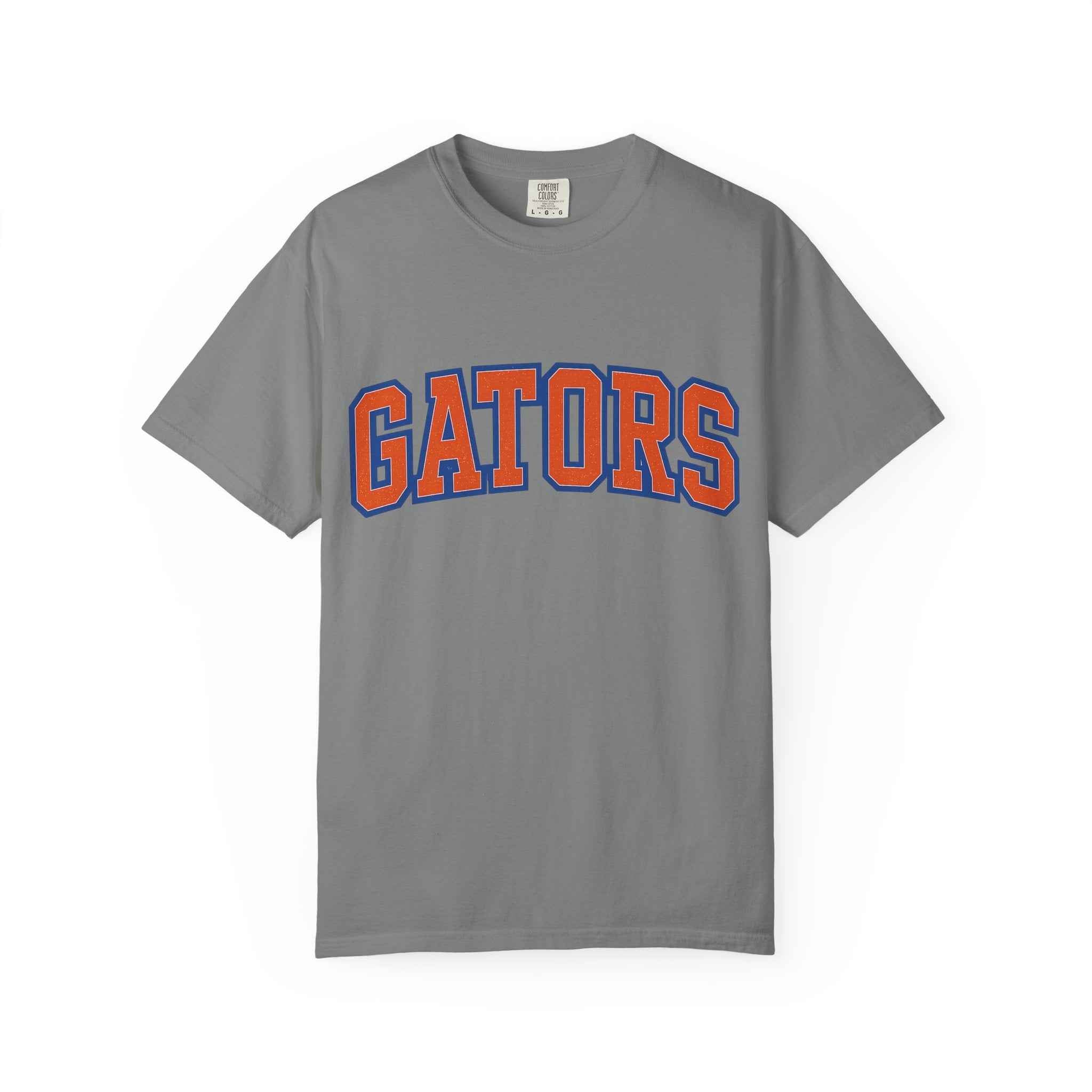 Gators Vintage Collegiate Tee — Orange & Blue School Spirit T-Shirt