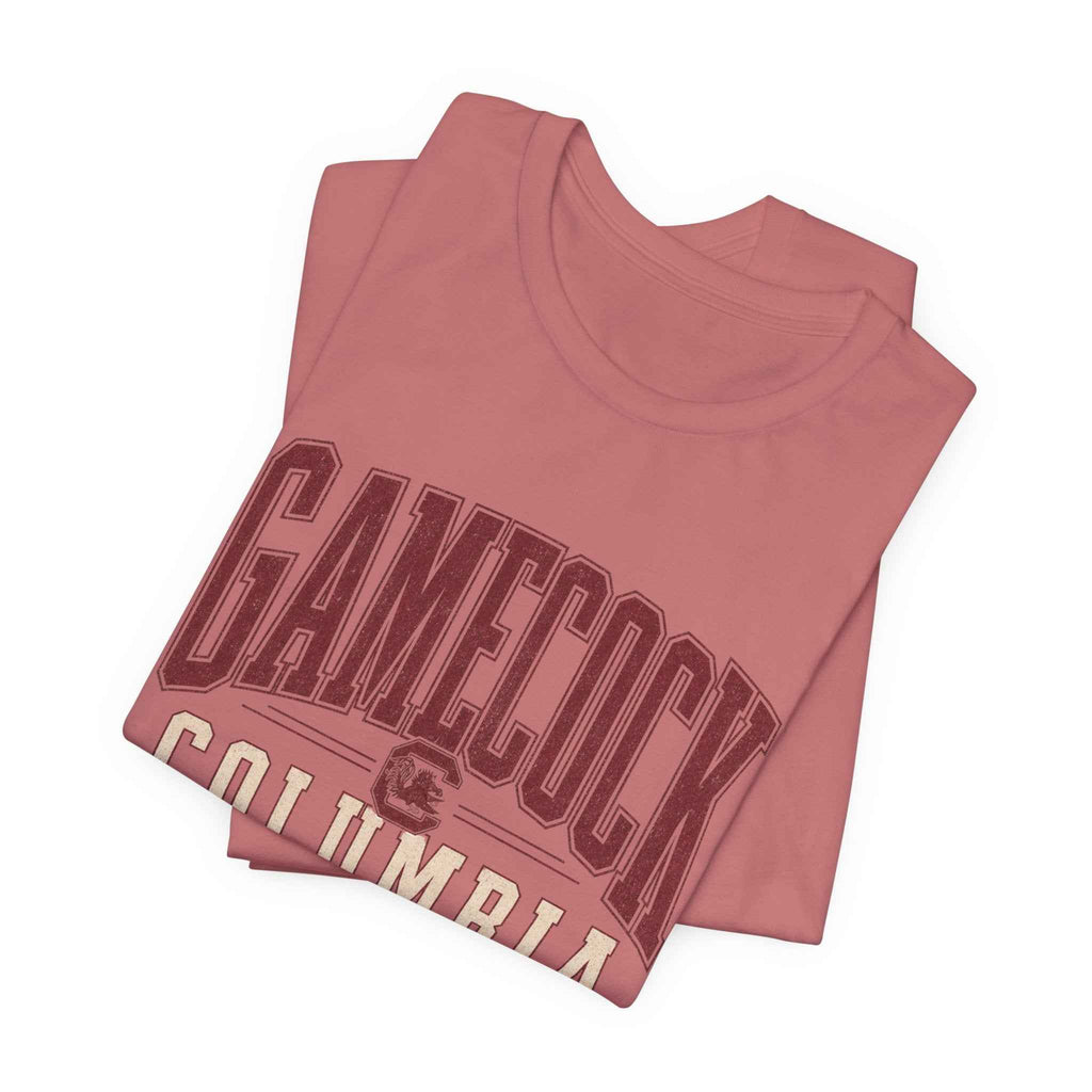 Gamecock Columbia T-Shirt - Vintage Collegiate Football Tee