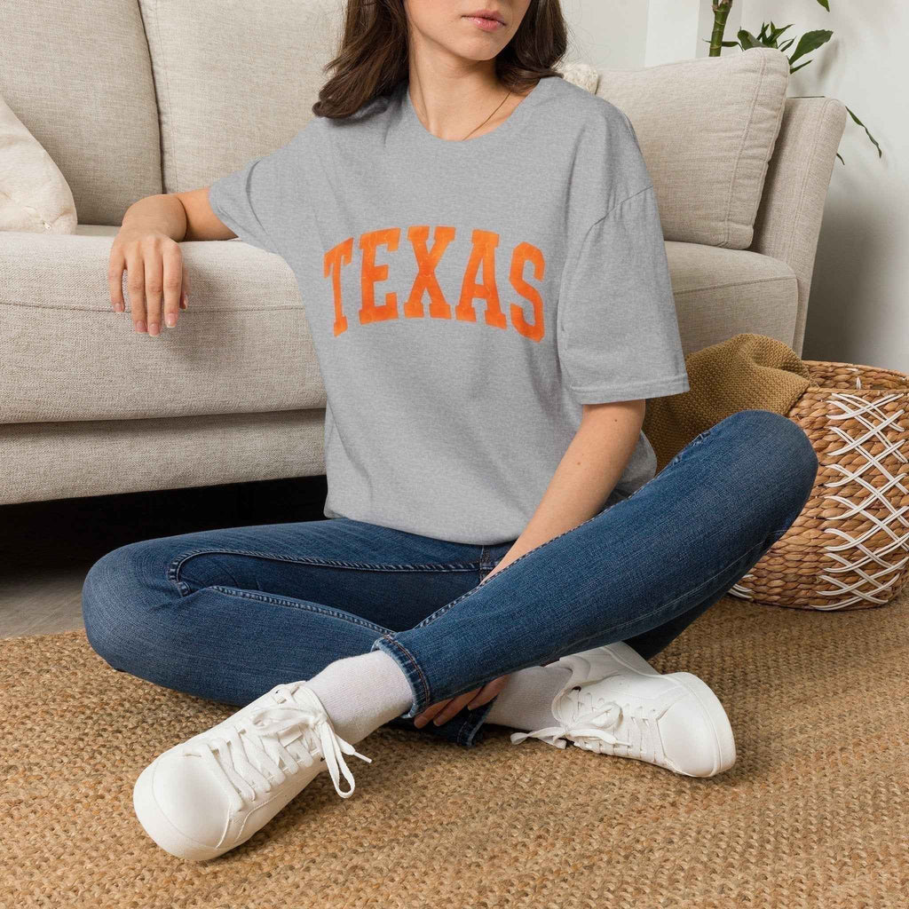 Texas Varsity Shirt Distressed College Town Tee
 Softstyle T-Shirt