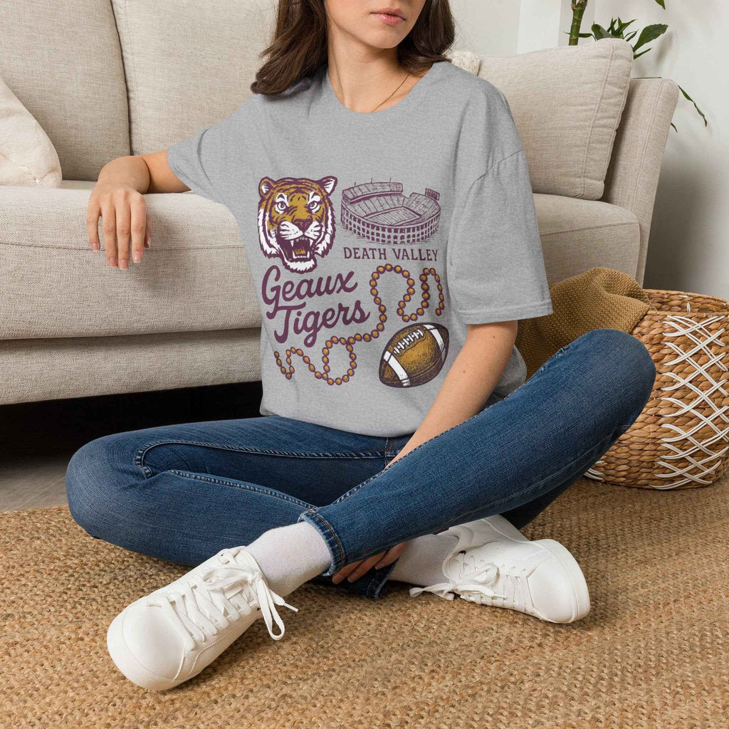 Death Valley 'Geaux Tigers' Vintage LSU Football T-Shirt
