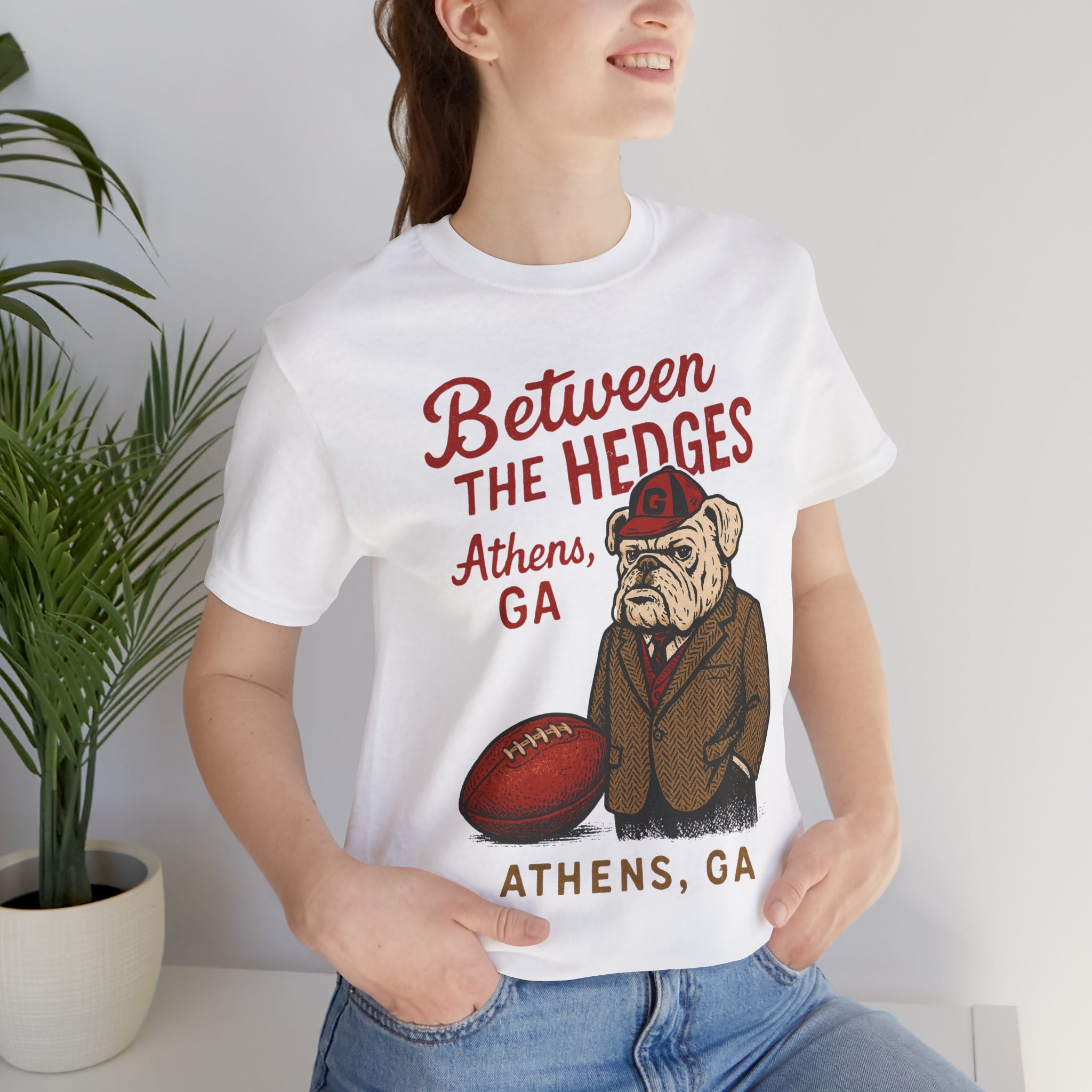 Between the Hedges Athens GA Bulldog Football T-Shirt