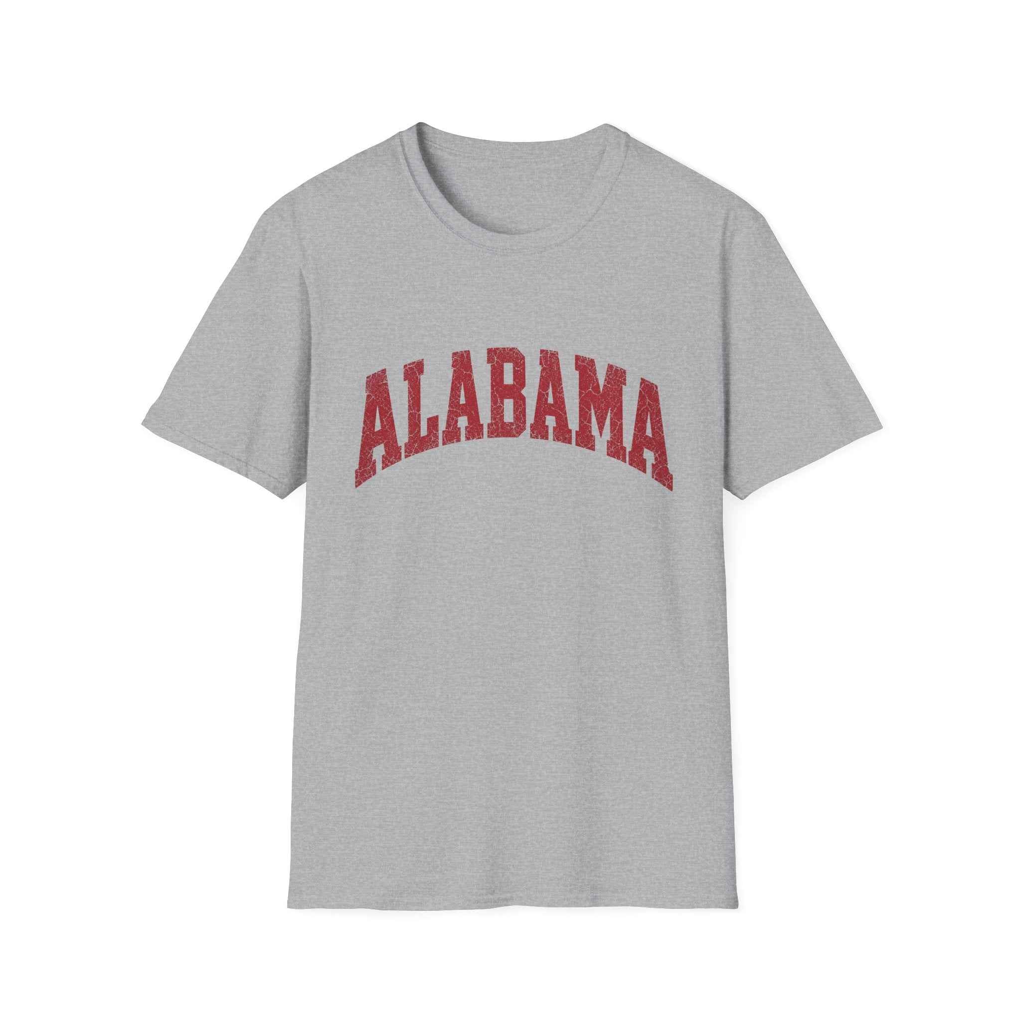 Alabama Vintage Varsity Graphic Tee | Unisex Oversized College Style Shirt