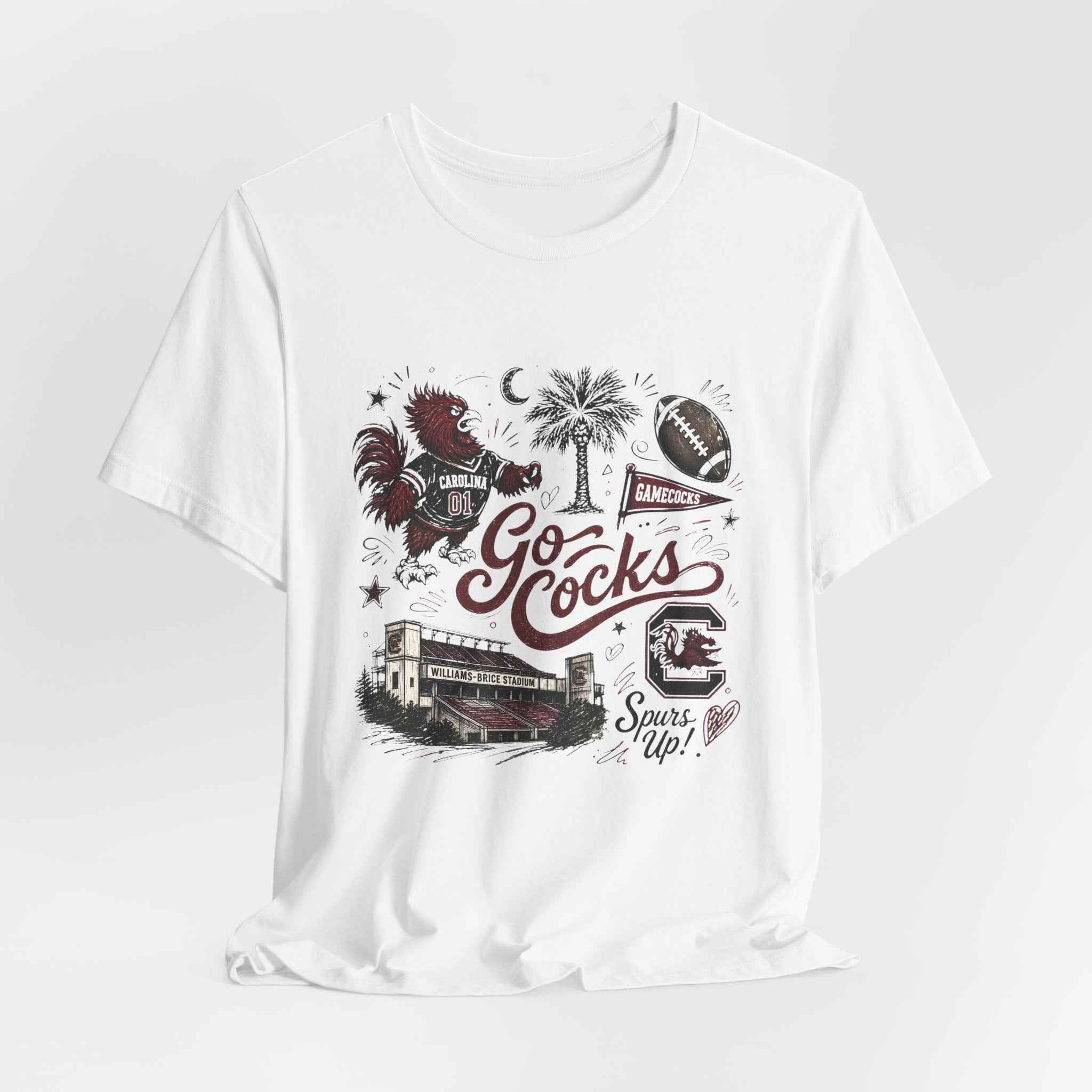 Vintage South Carolina Gamecocks T-Shirt | Go Cocks Retro Game Day Tee