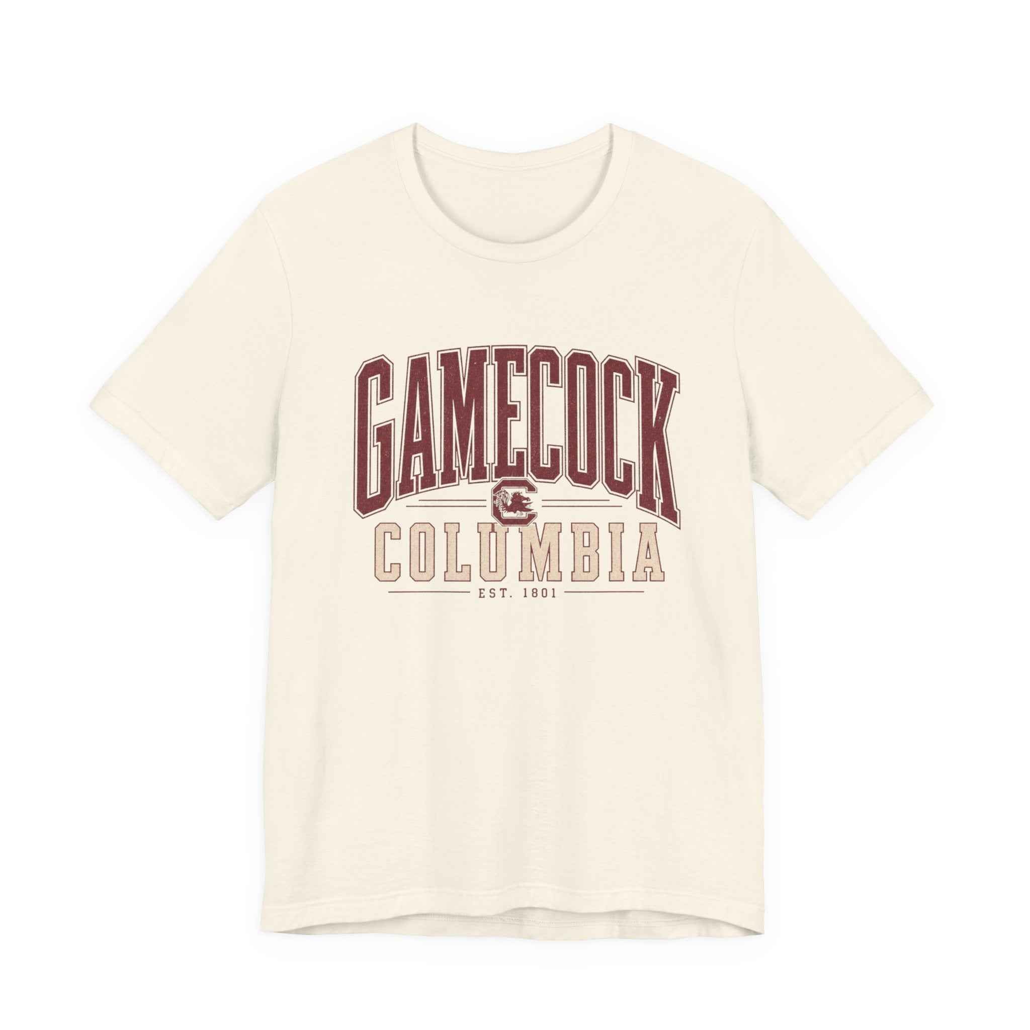 Gamecock Columbia T-Shirt - Vintage Collegiate Football Tee