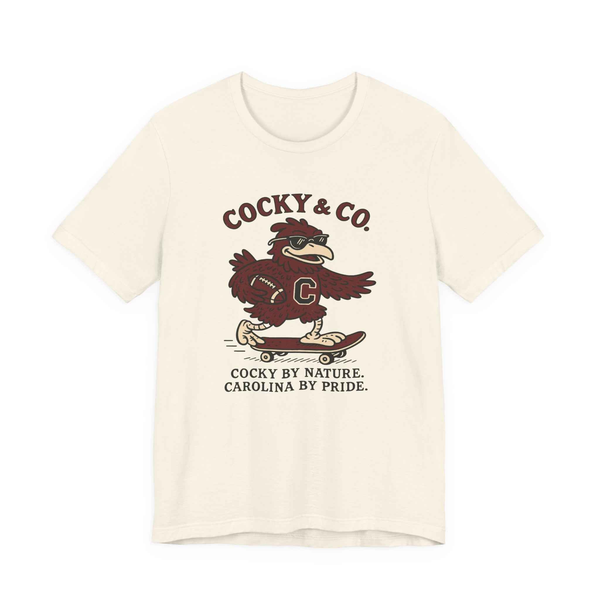 Cocky By Nature Carolina By Pride South Carolina Game day Unisex Jersey Short Sleeve Tee
