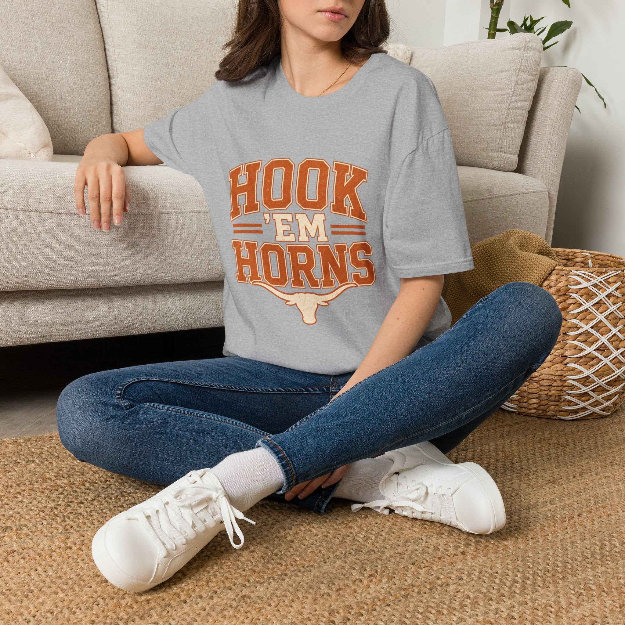 Hook 'Em Horns Longhorns T-Shirt — College Football Texas Spirit Tee