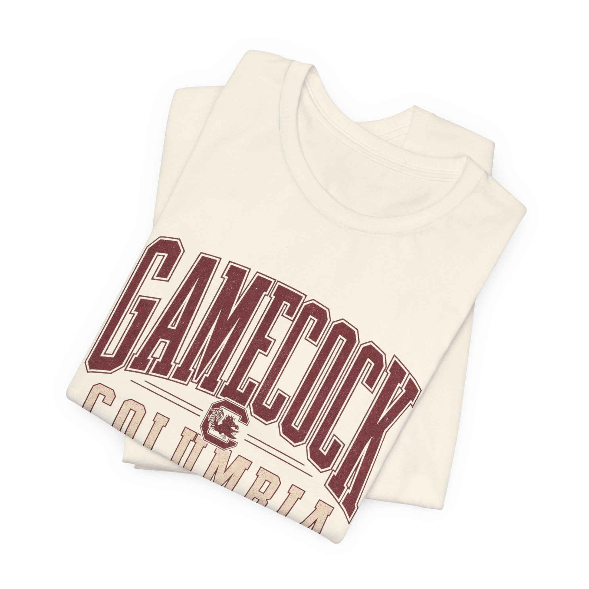 Gamecock Columbia T-Shirt - Vintage Collegiate Football Tee