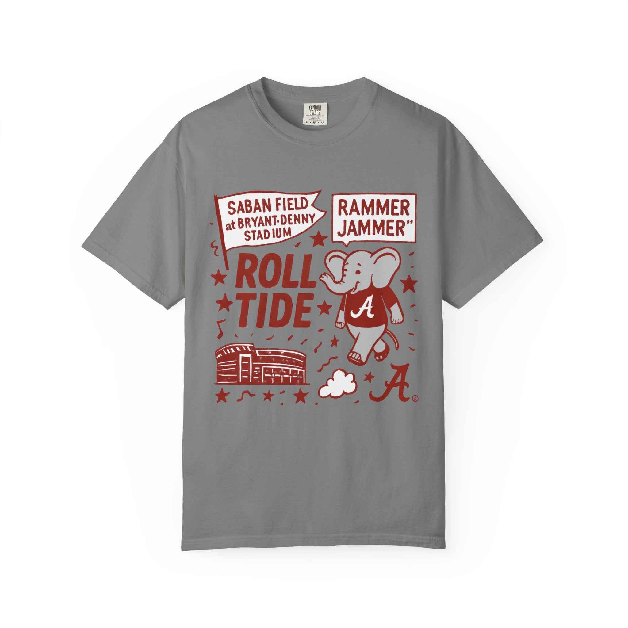 Alabama 'Roll Tide' Elephant Graphic T-Shirt