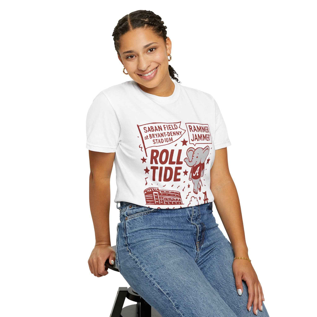 Alabama 'Roll Tide' Elephant Graphic T-Shirt