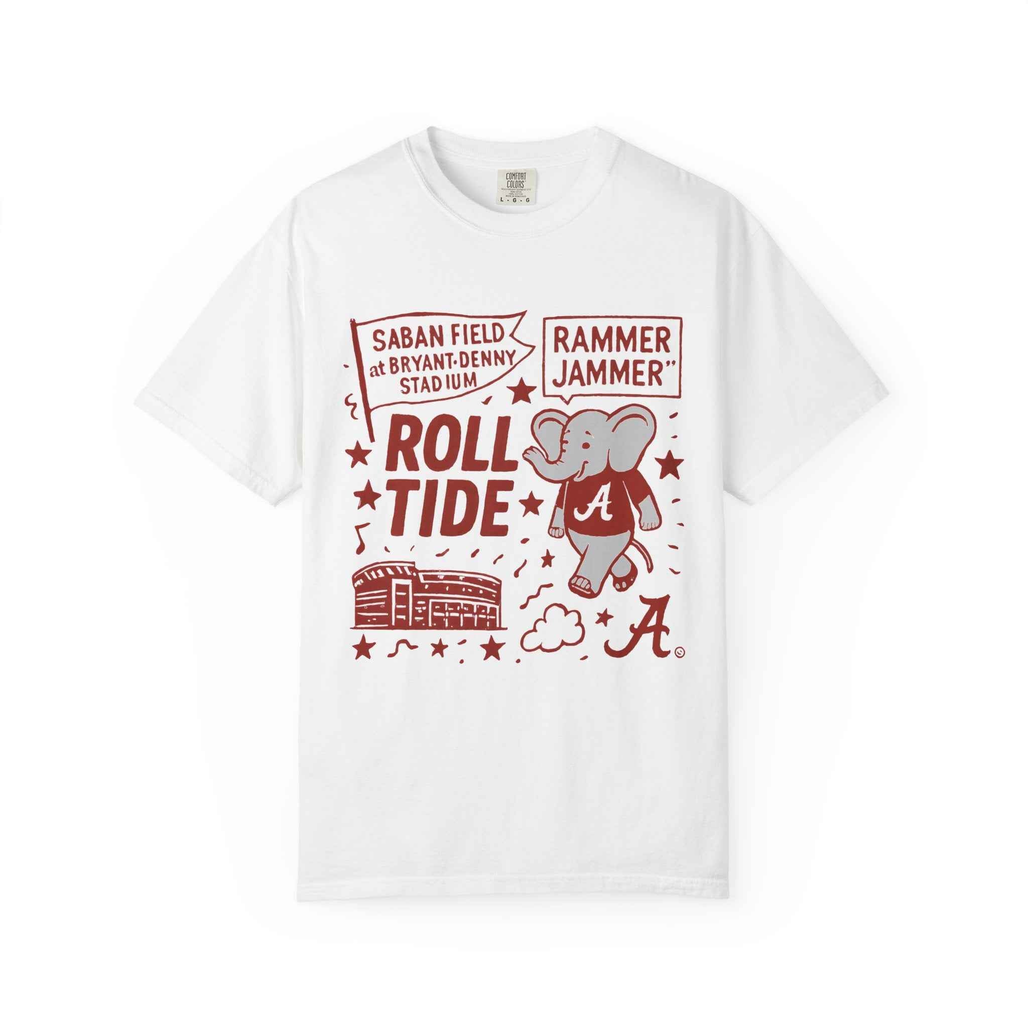 Alabama 'Roll Tide' Elephant Graphic T-Shirt