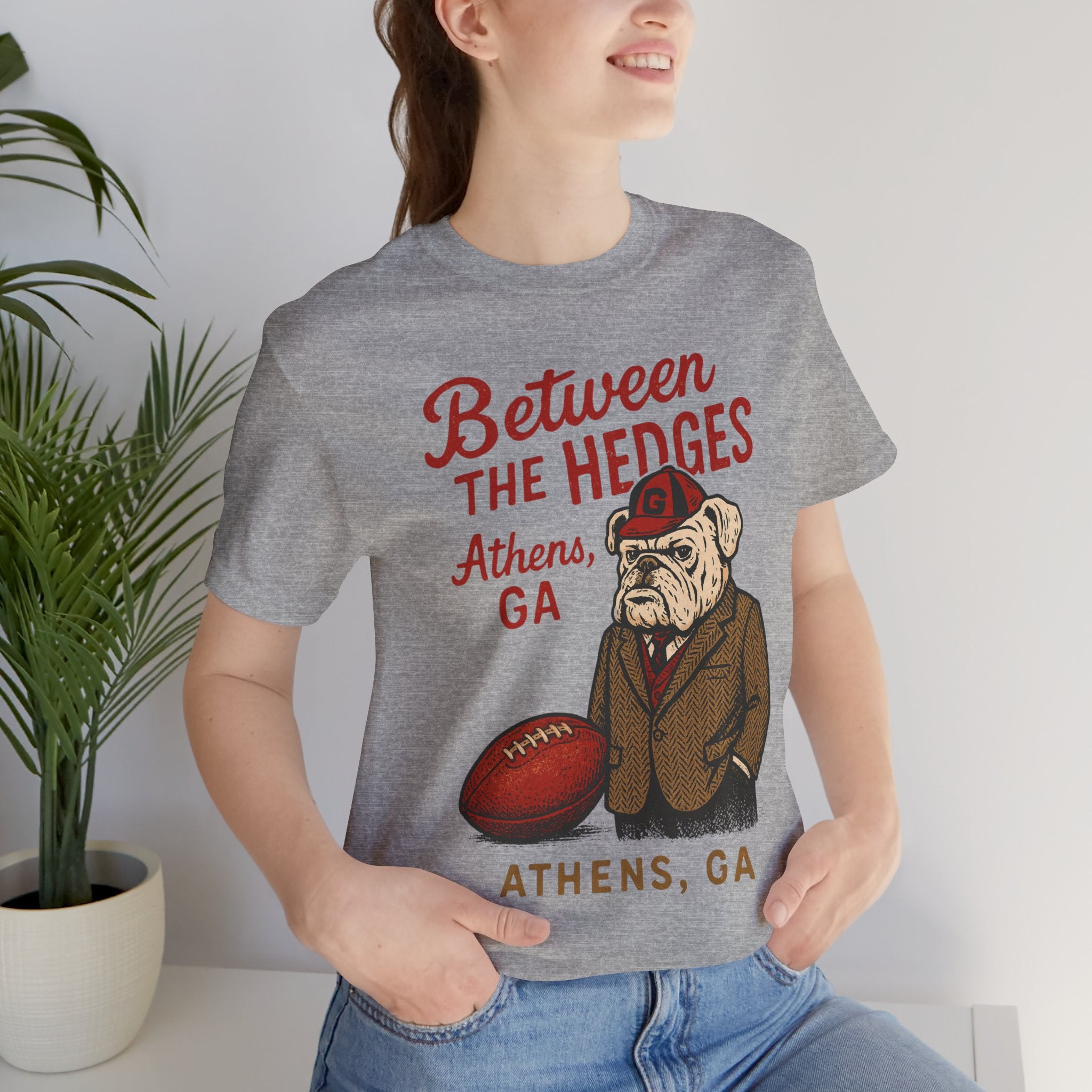Between the Hedges Athens GA Bulldog Football T-Shirt