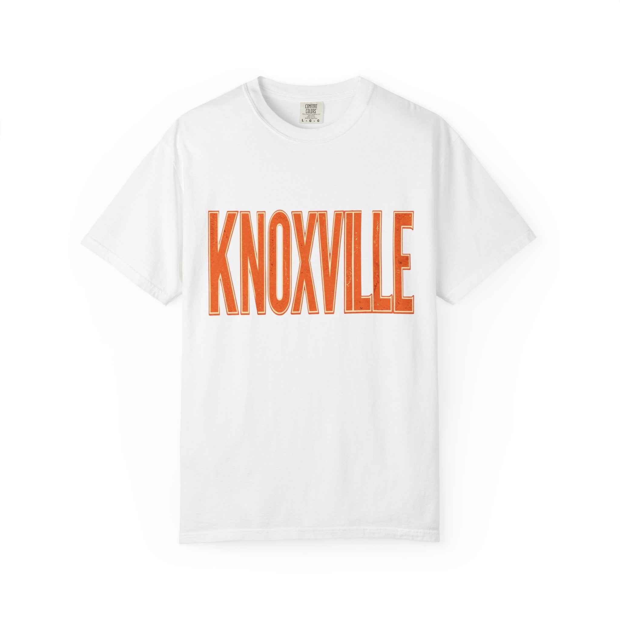 Knoxville Bold Block T-Shirt — Orange City Text Tee