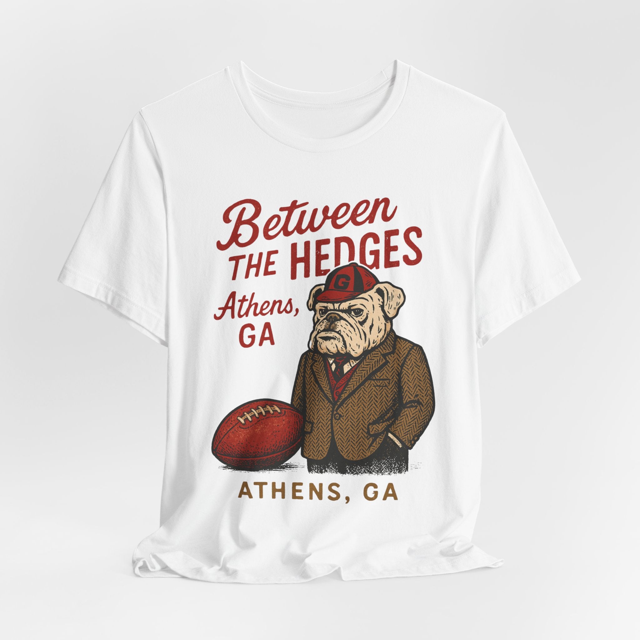 Between the Hedges Athens GA Bulldog Football T-Shirt