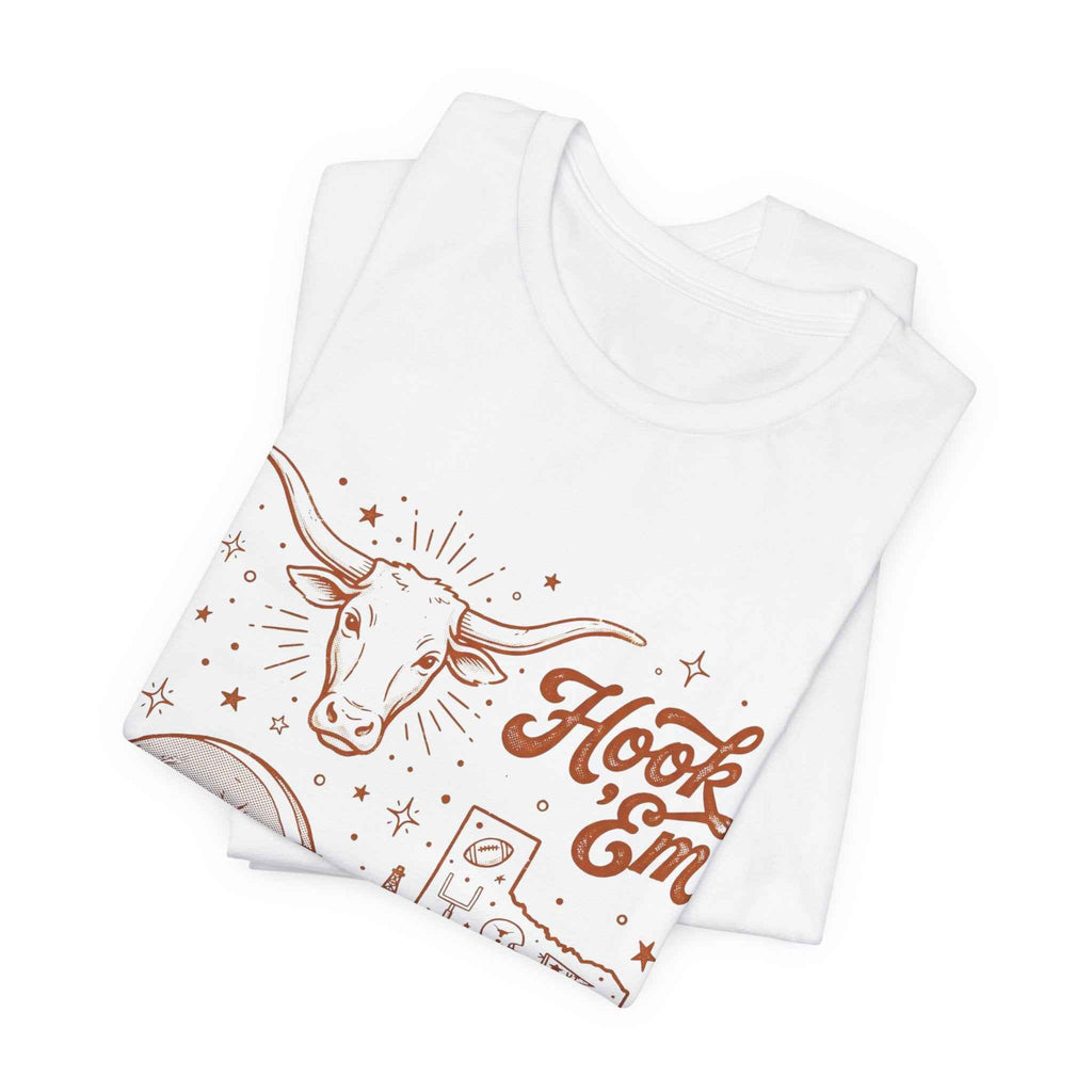 Vintage Texas Longhorns Shirt | Hook 'Em Retro Western College Game Day Tee