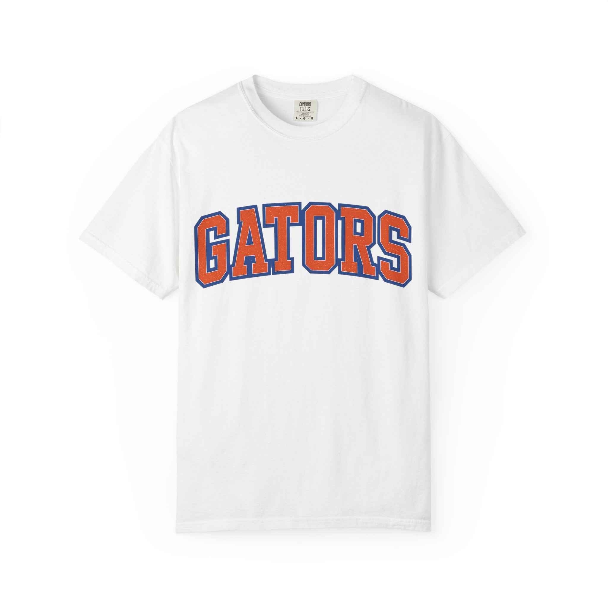 Gators Vintage Collegiate Tee — Orange & Blue School Spirit T-Shirt