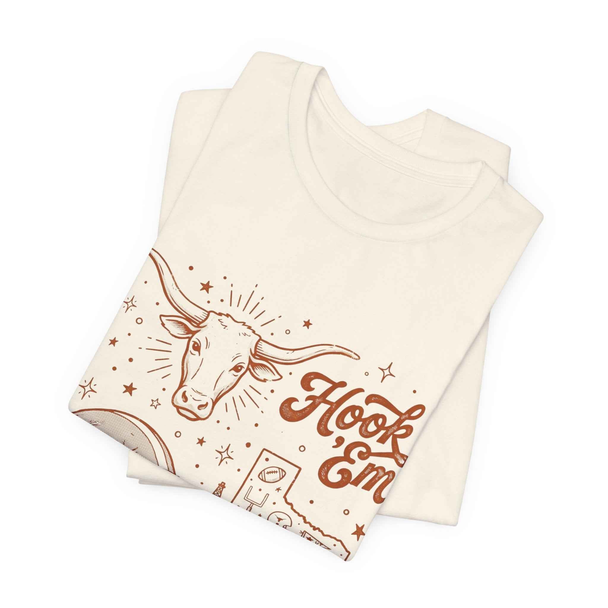 Vintage Texas Longhorns Shirt | Hook 'Em Retro Western College Game Day Tee