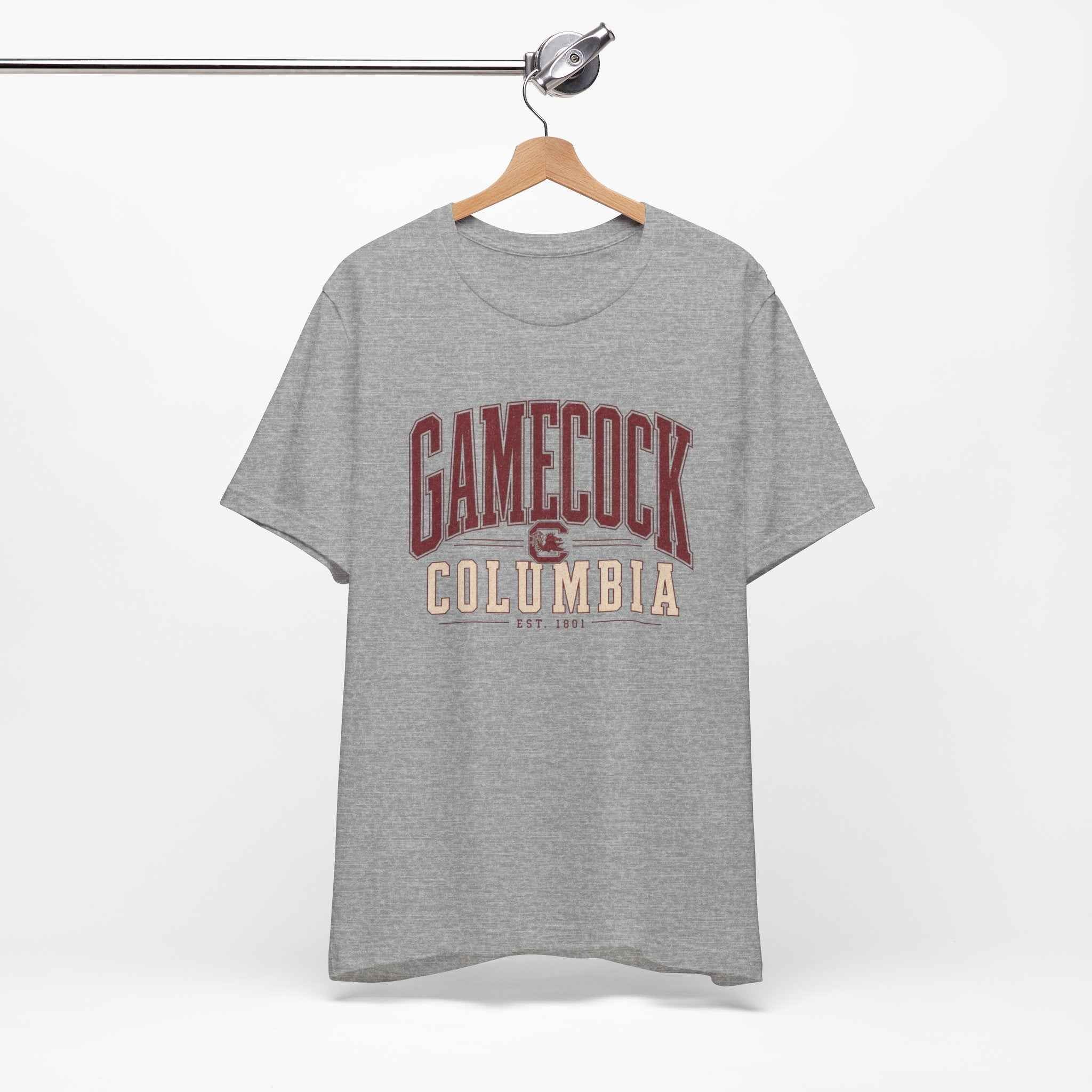 Gamecock Columbia T-Shirt - Vintage Collegiate Football Tee