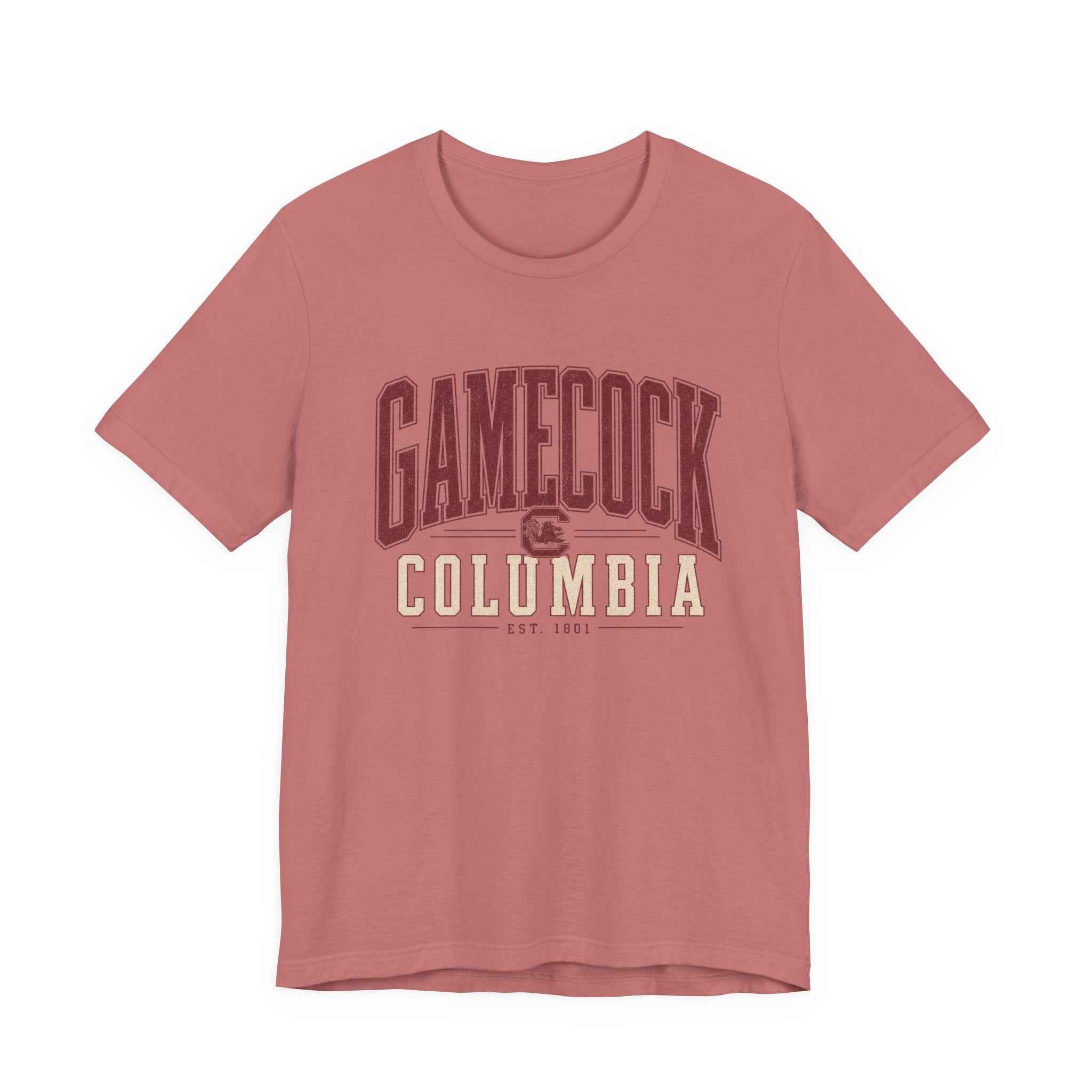 Gamecock Columbia T-Shirt - Vintage Collegiate Football Tee