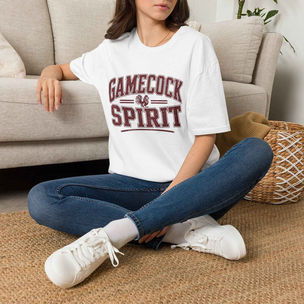 Gamecock Spirit T-Shirt — Retro College Mascot Tee