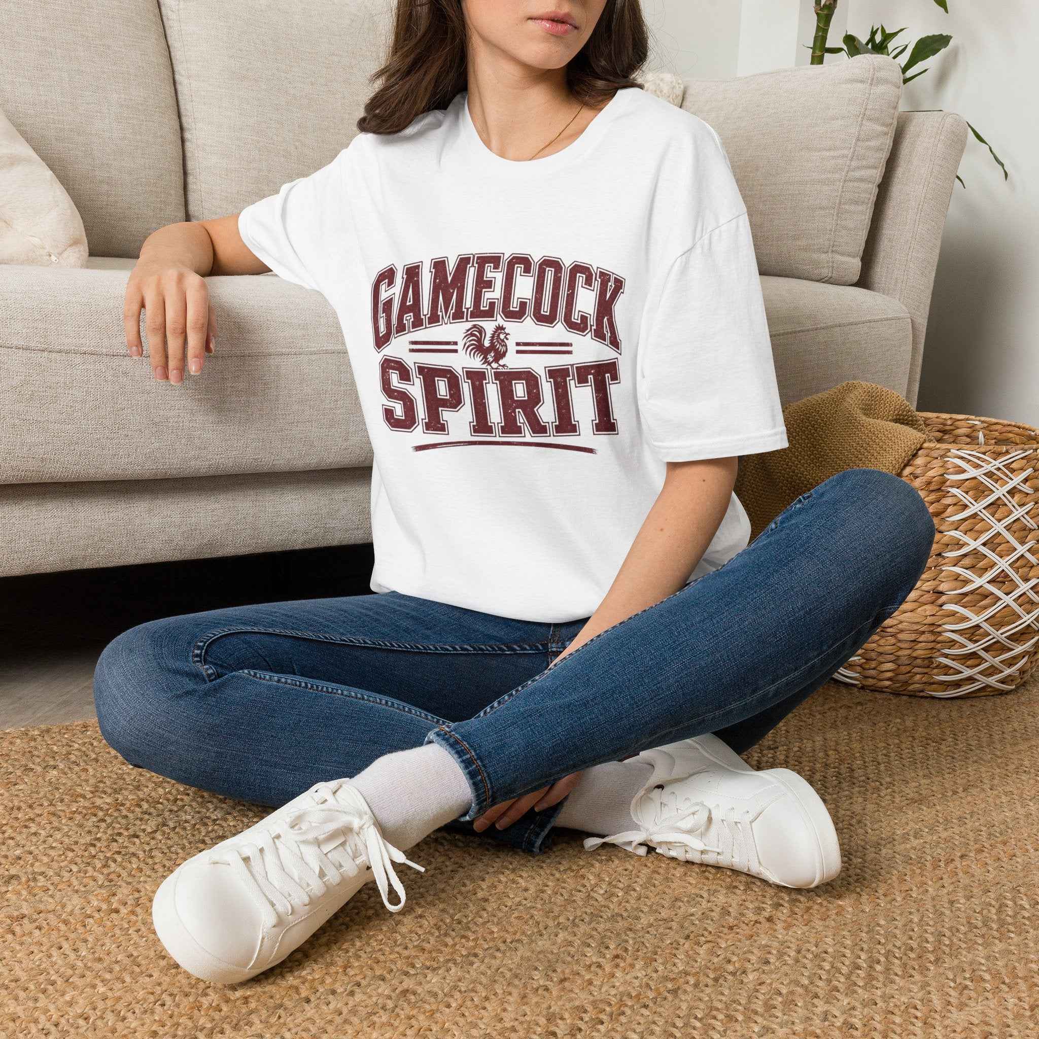 Gamecock Spirit T-Shirt — Retro College Mascot Tee