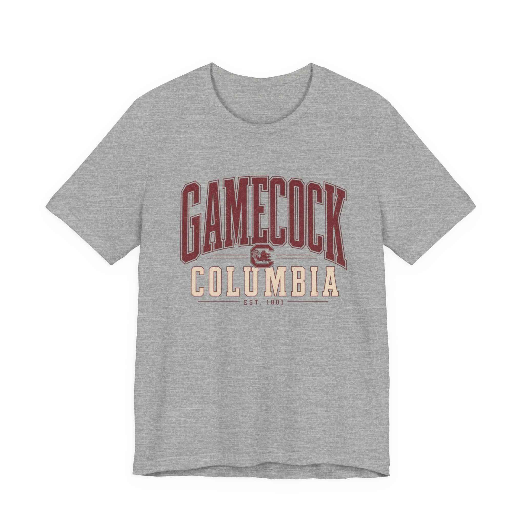 Gamecock Columbia T-Shirt - Vintage Collegiate Football Tee