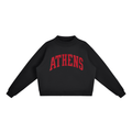 Athens Georgia Essential Fleece Mock-Neck Crew Sweatshirt - Print Ready Design Co.