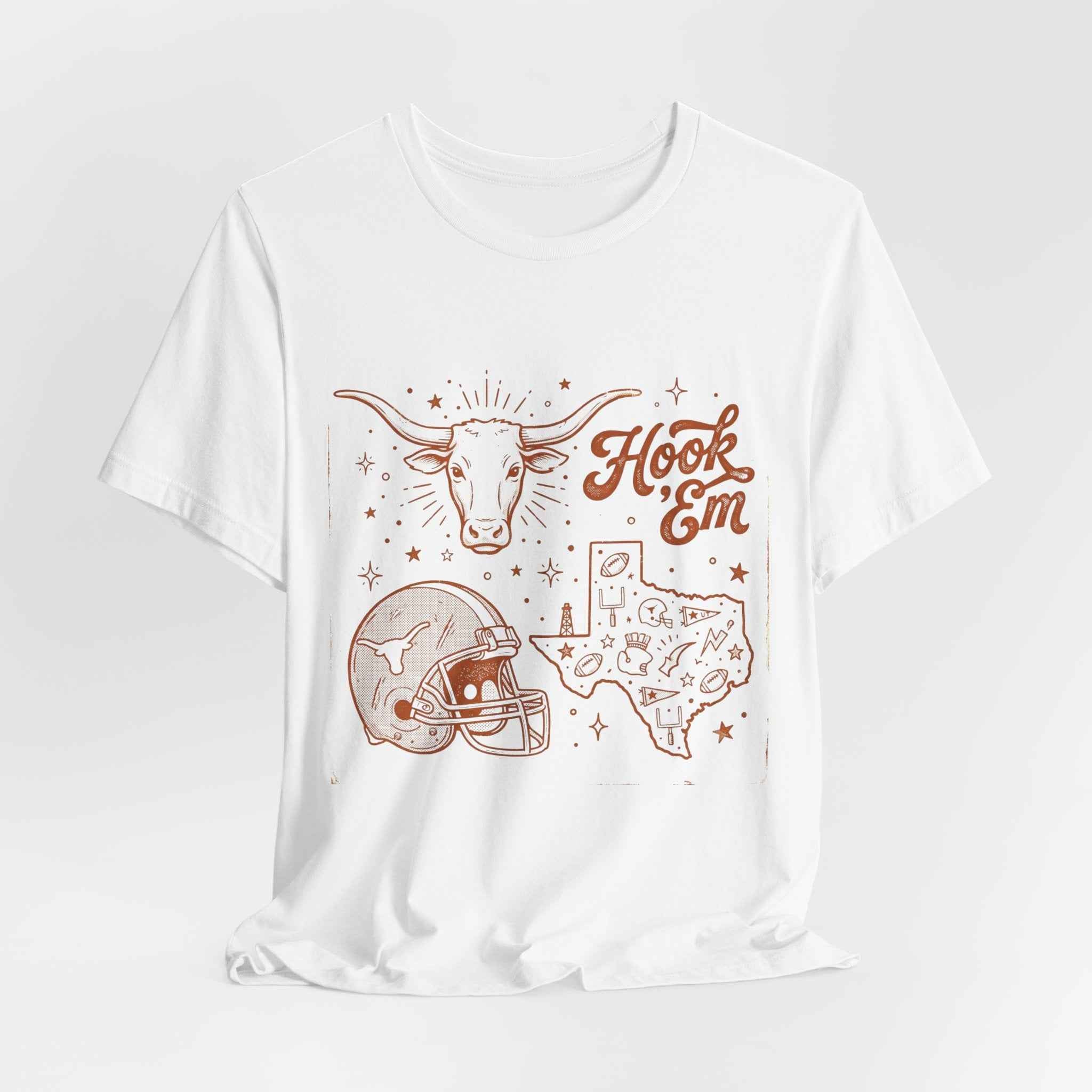 Vintage Texas Longhorns Shirt | Hook 'Em Retro Western College Game Day Tee