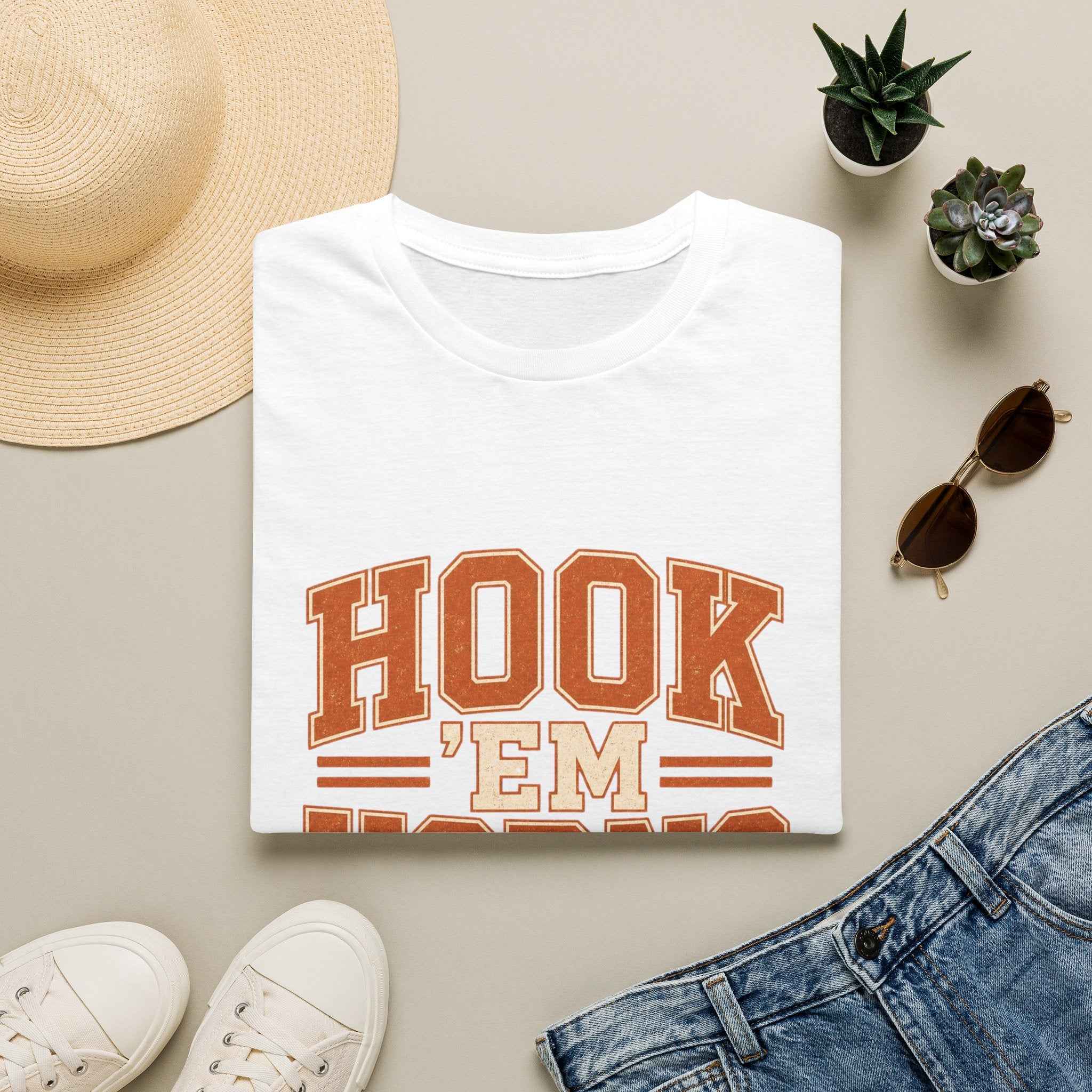 Hook 'Em Horns Longhorns T-Shirt — College Football Texas Spirit Tee