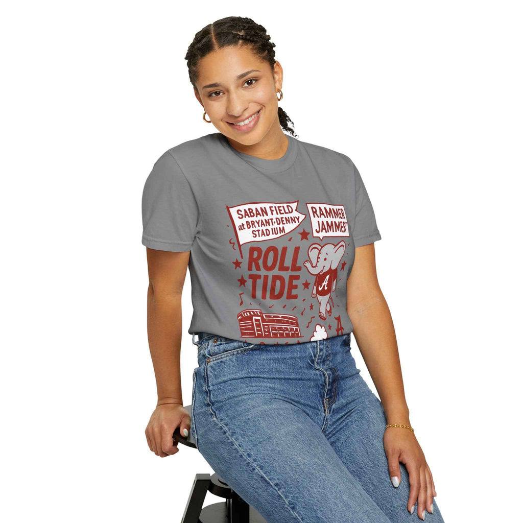 Alabama 'Roll Tide' Elephant Graphic T-Shirt