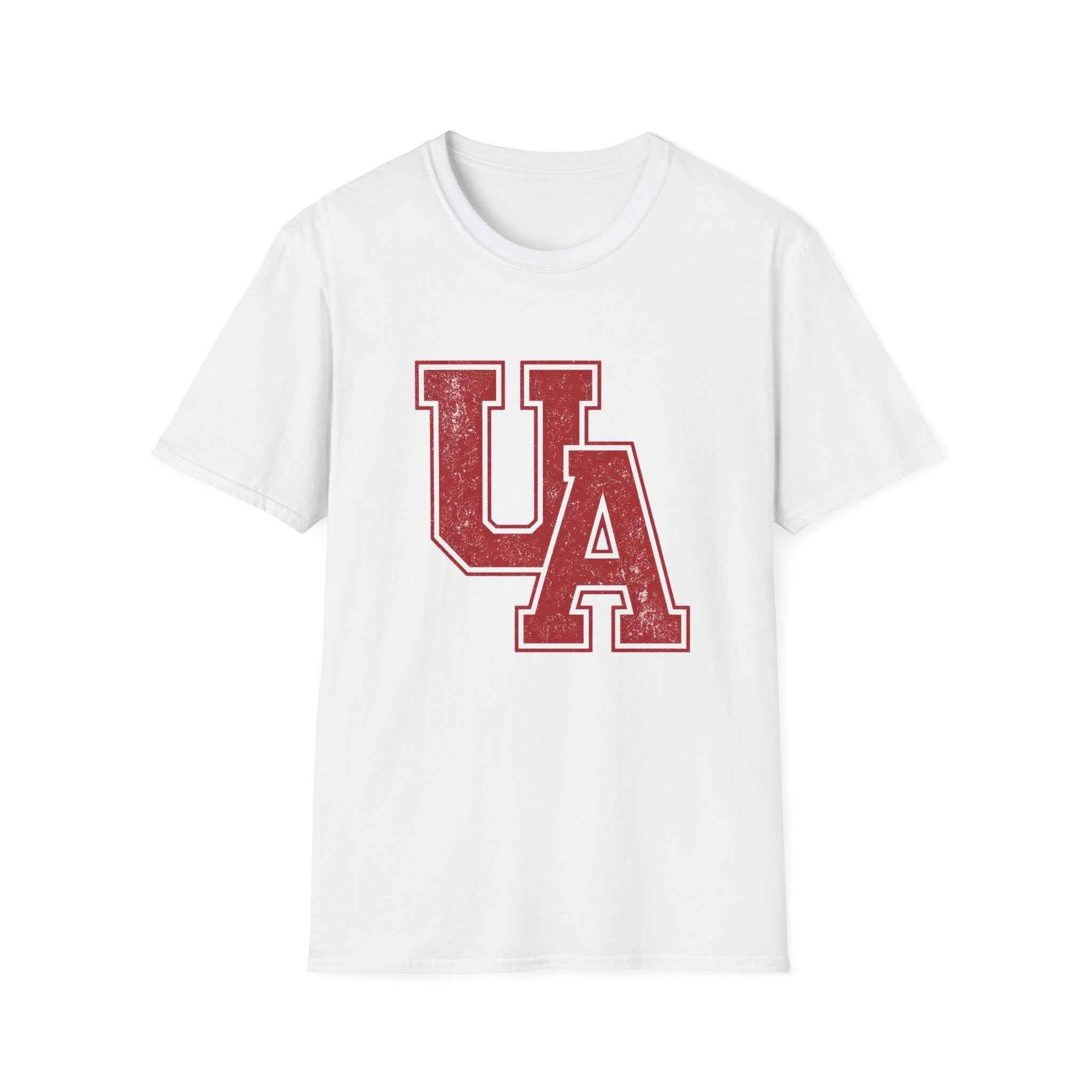 Alabama UA Vintage Letter T-Shirt — Retro Collegiate Graphic Tee
