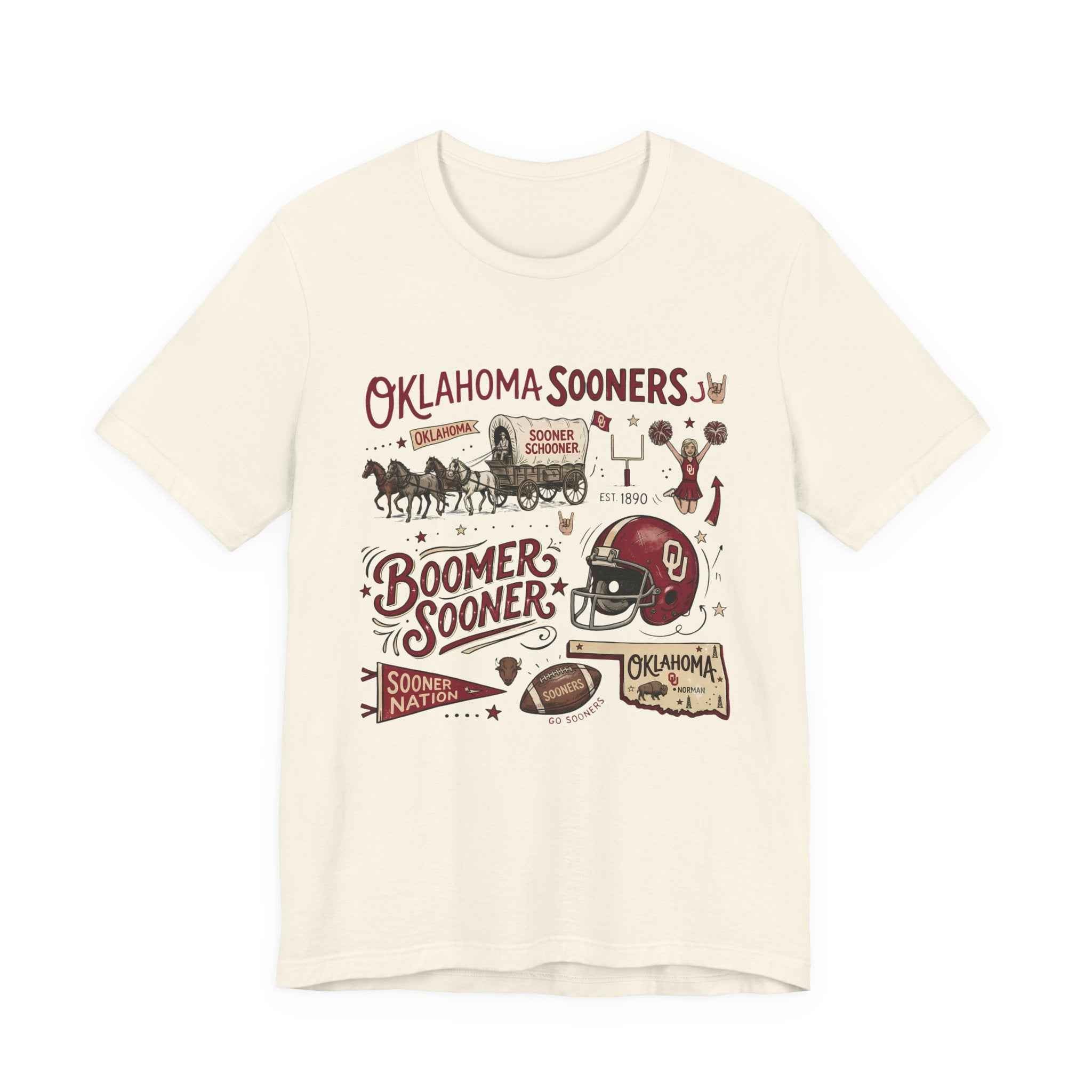 Vintage Oklahoma Sooners T-Shirt | Boomer Sooner Retro Game Day Tee