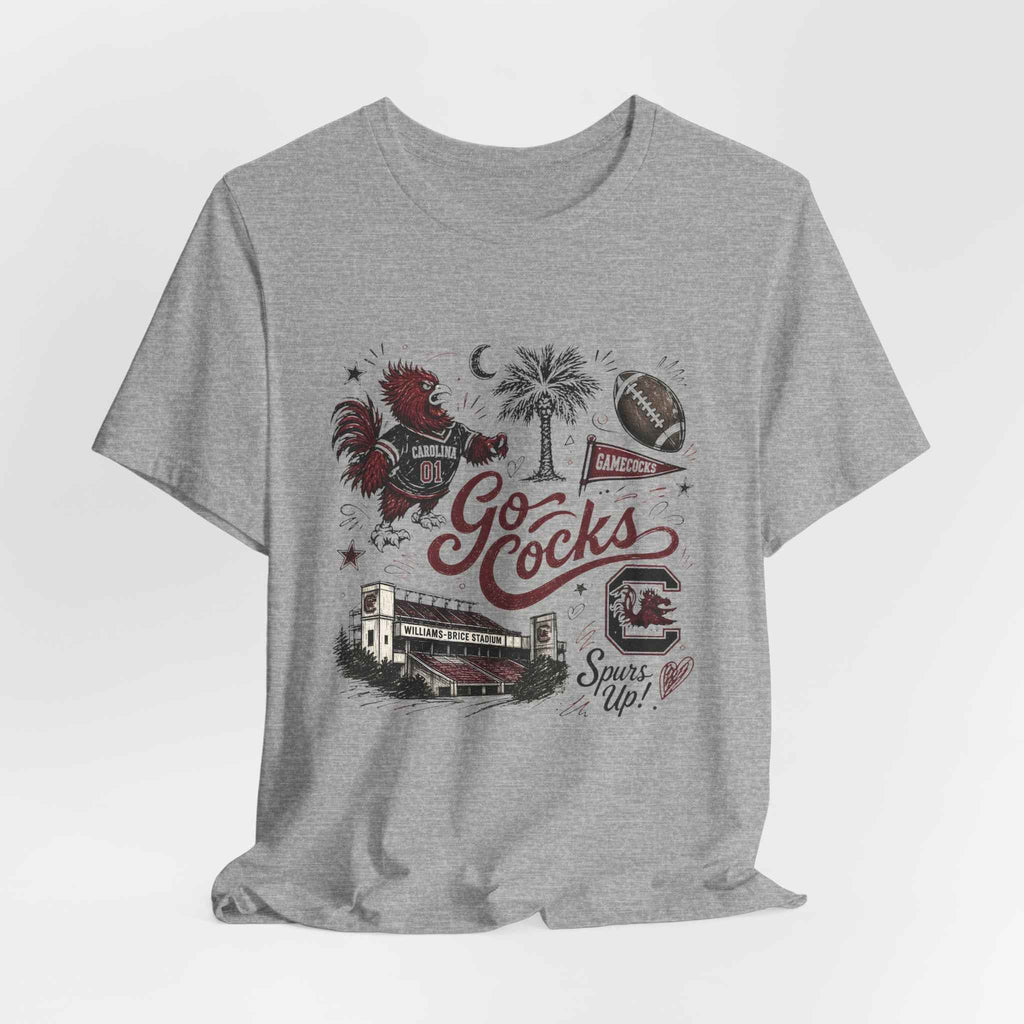 Vintage South Carolina Gamecocks T-Shirt | Go Cocks Retro Game Day Tee