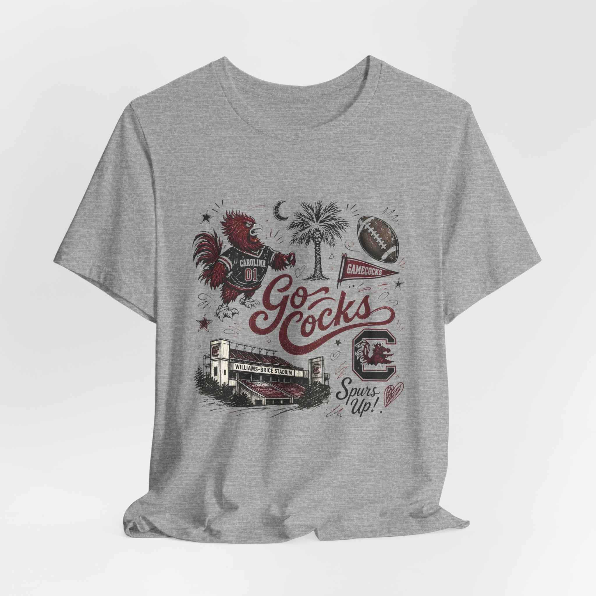 Vintage South Carolina Gamecocks T-Shirt | Go Cocks Retro Game Day Tee
