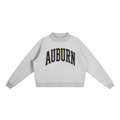 Auburn Essential Fleece Mock-Neck Crew Sweatshirt - Print Ready Design Co.