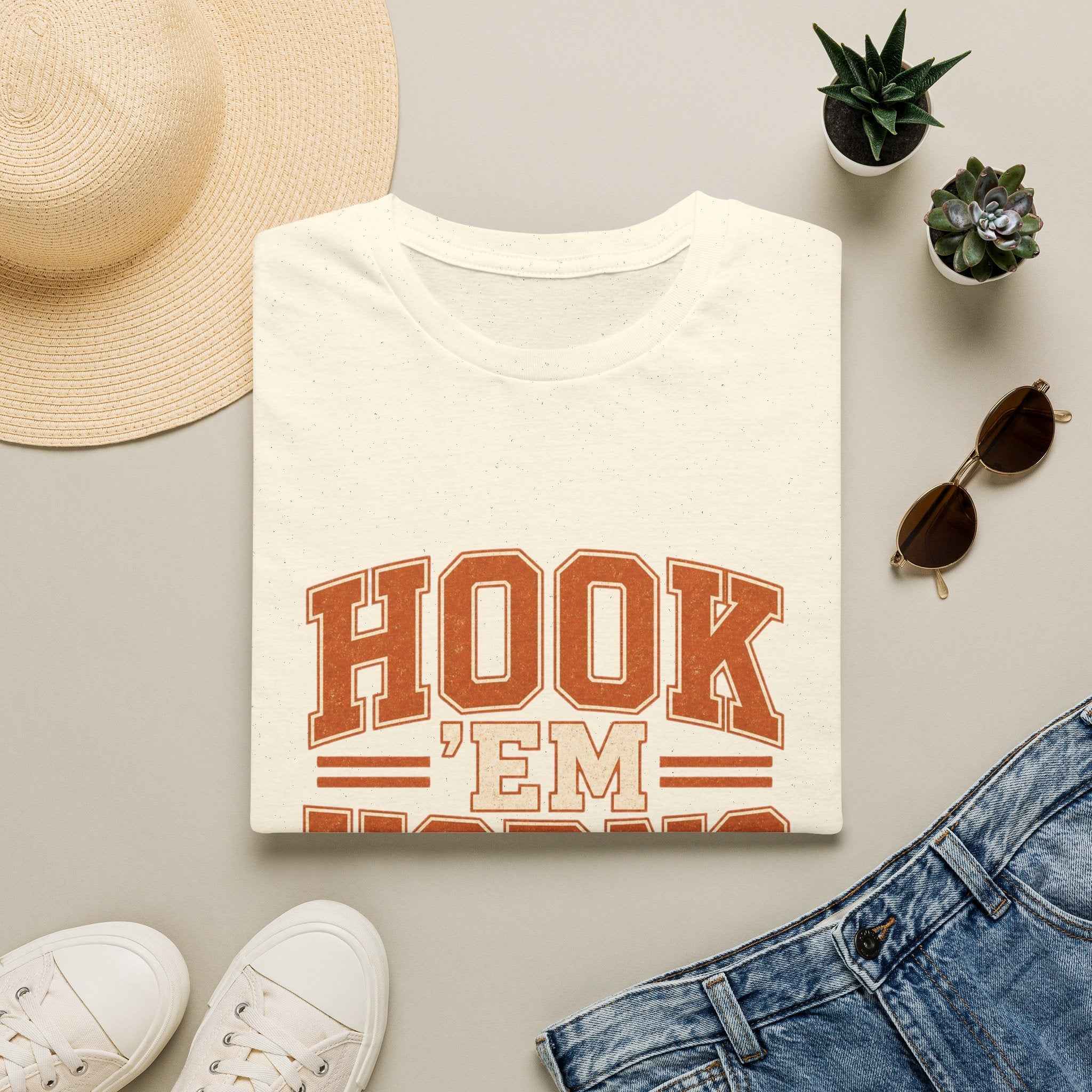 Hook 'Em Horns Longhorns T-Shirt — College Football Texas Spirit Tee