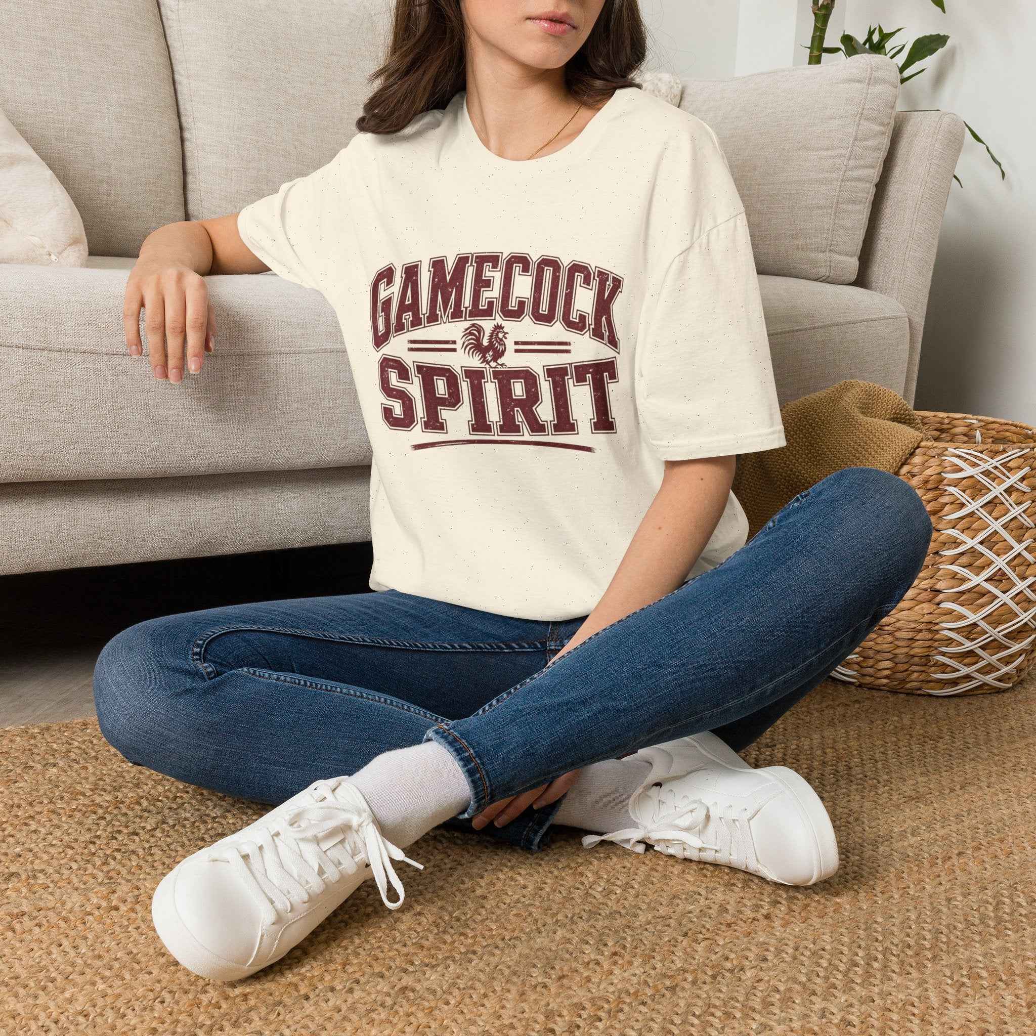 Gamecock Spirit T-Shirt — Retro College Mascot Tee