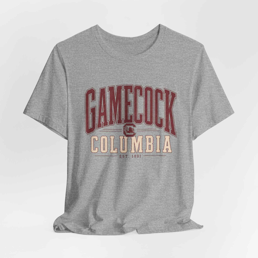 Gamecock Columbia T-Shirt - Vintage Collegiate Football Tee