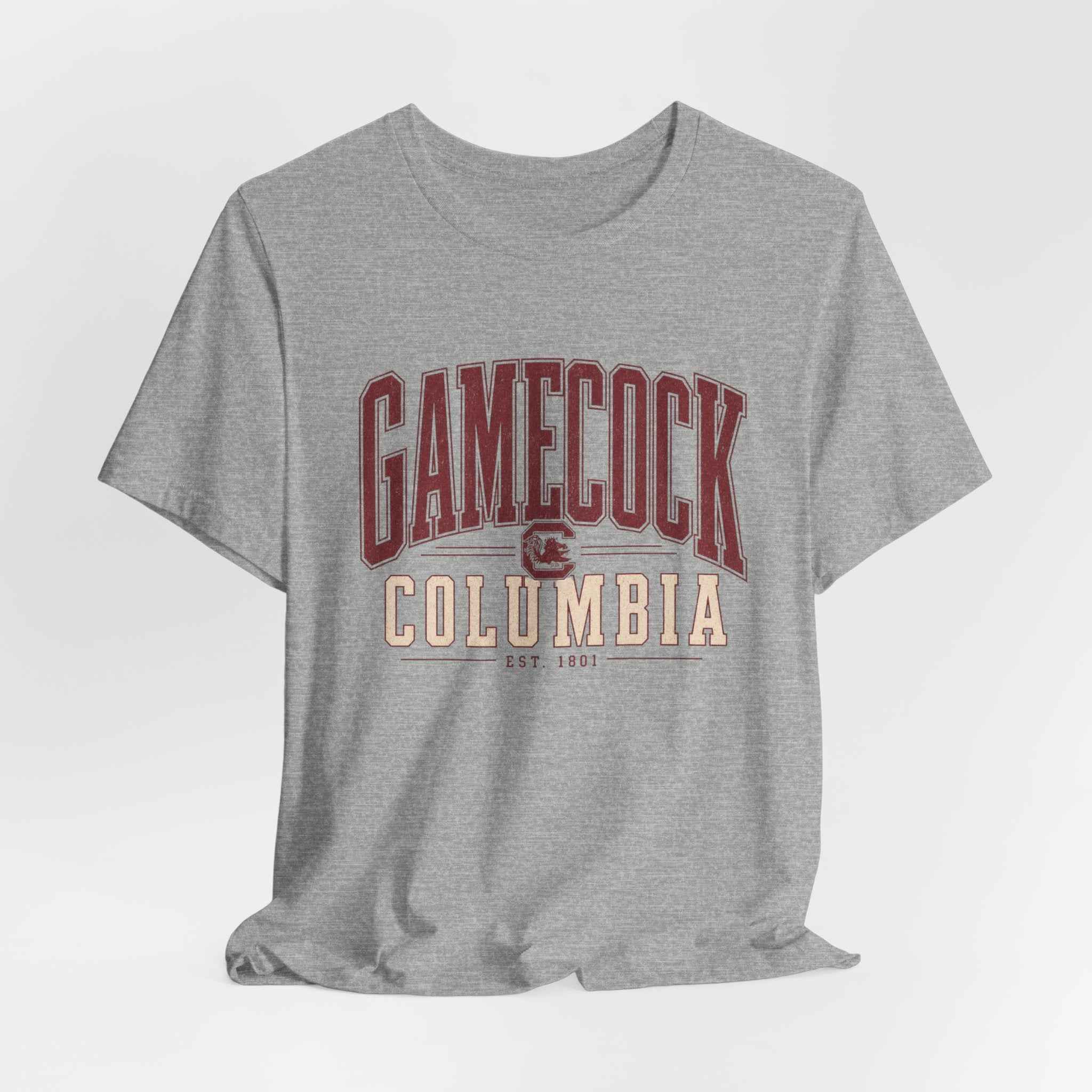 Gamecock Columbia T-Shirt - Vintage Collegiate Football Tee