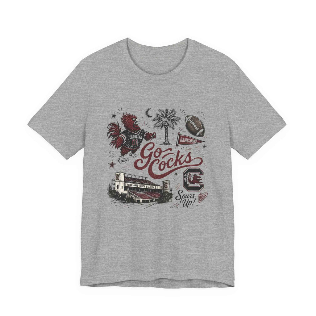 Vintage South Carolina Gamecocks T-Shirt | Go Cocks Retro Game Day Tee