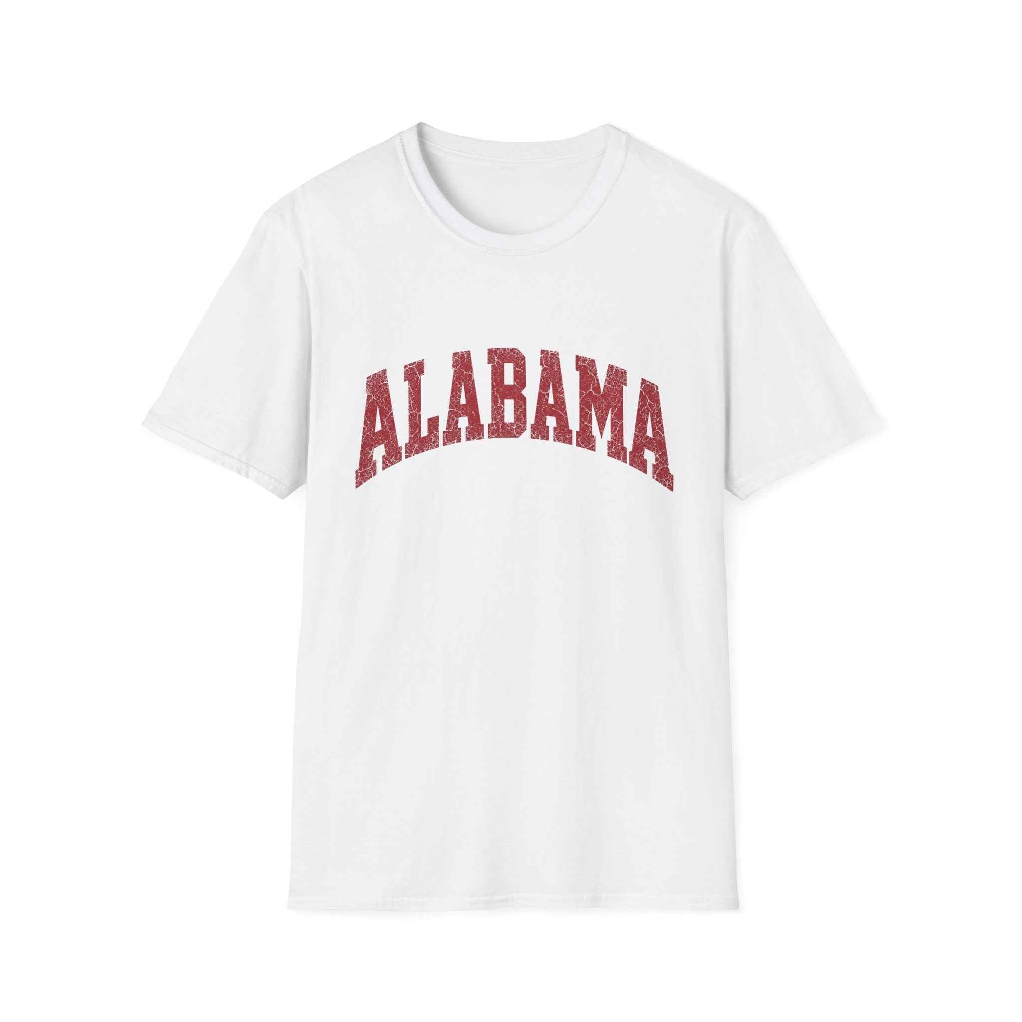 Alabama Vintage Varsity Graphic Tee | Unisex Oversized College Style Shirt