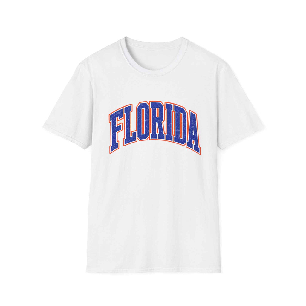 Florida Varsity Shirt • Distressed Vintage College Softstyle T-Shirt