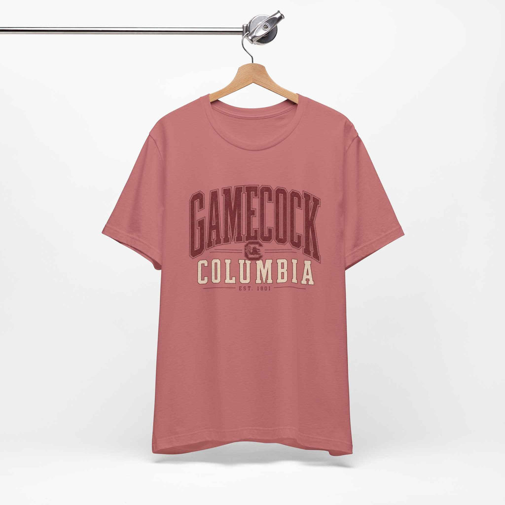 Gamecock Columbia T-Shirt - Vintage Collegiate Football Tee