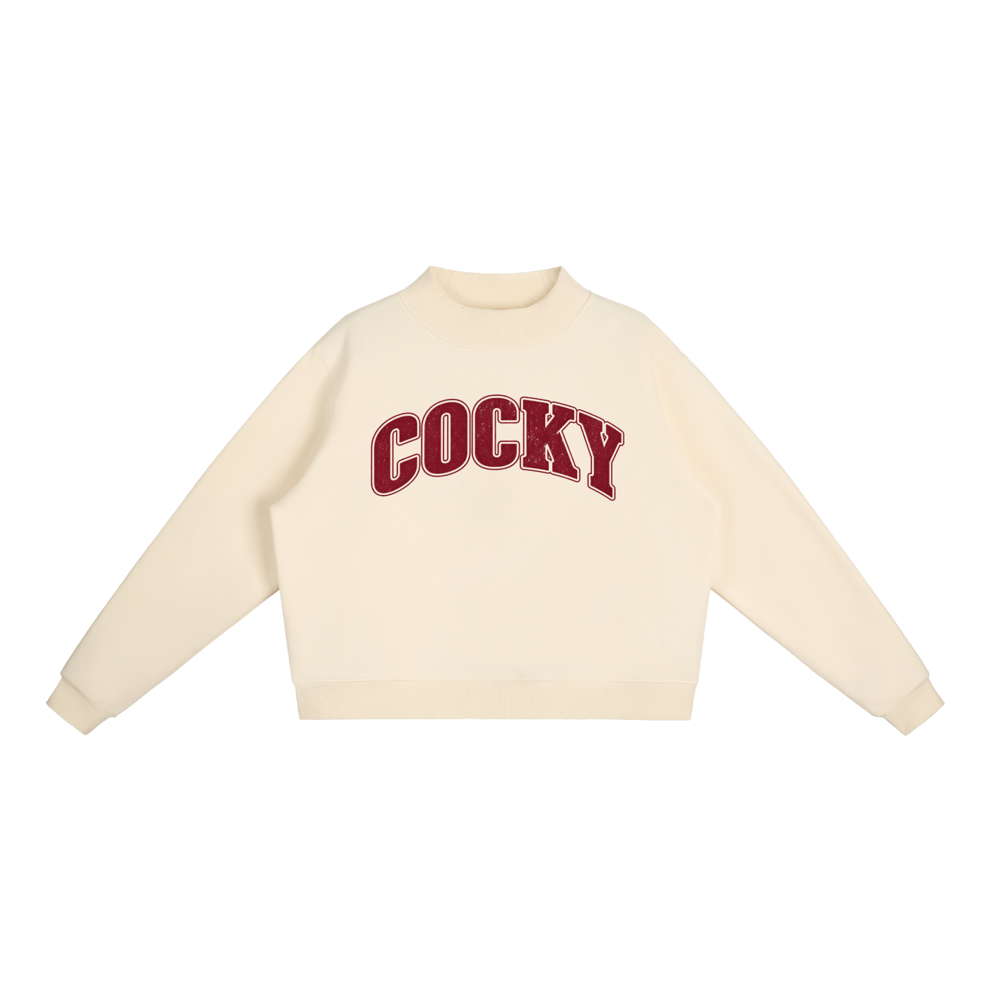 South Carolina Game day “ COCKY” Essential Fleece Mock-Neck Crew Sweatshirt - Print Ready Design Co.