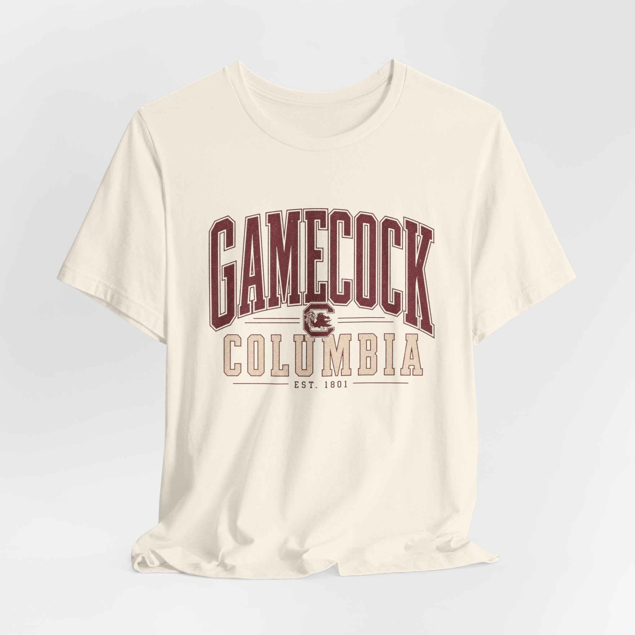 Gamecock Columbia T-Shirt - Vintage Collegiate Football Tee