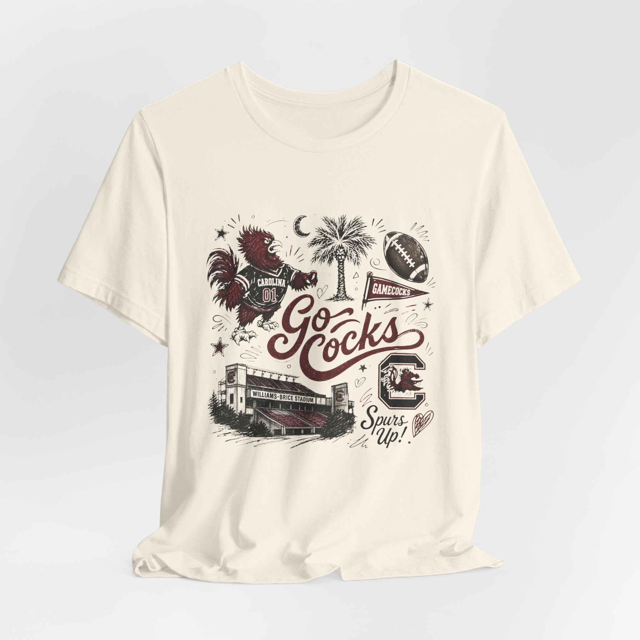 Vintage South Carolina Gamecocks T-Shirt | Go Cocks Retro Game Day Tee
