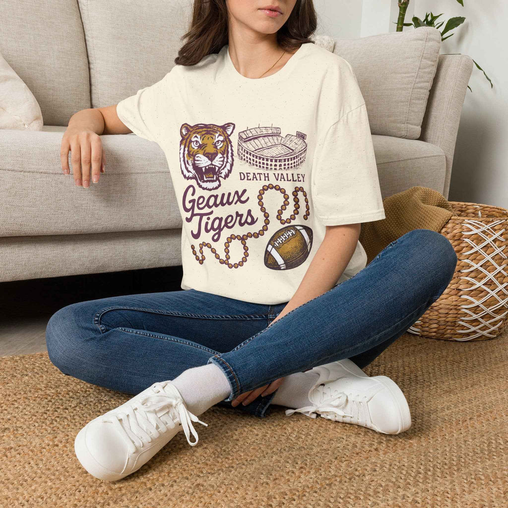 Death Valley 'Geaux Tigers' Vintage LSU Football T-Shirt