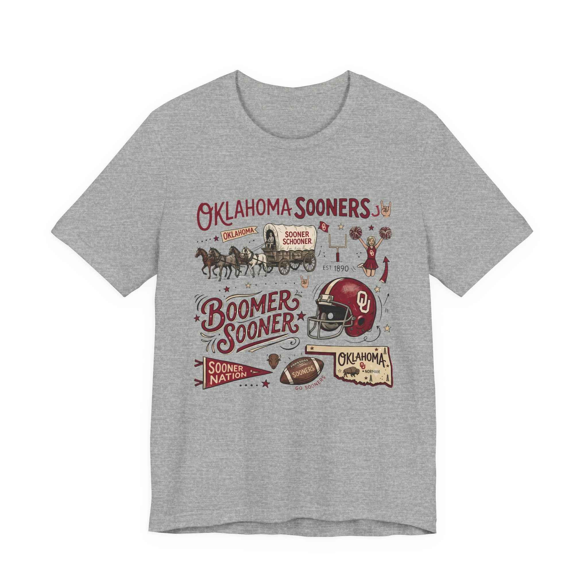 Vintage Oklahoma Sooners T-Shirt | Boomer Sooner Retro Game Day Tee