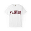 Starkville Collegiate Garment-Dyed T-Shirt — Vintage Arc Lettering Tee