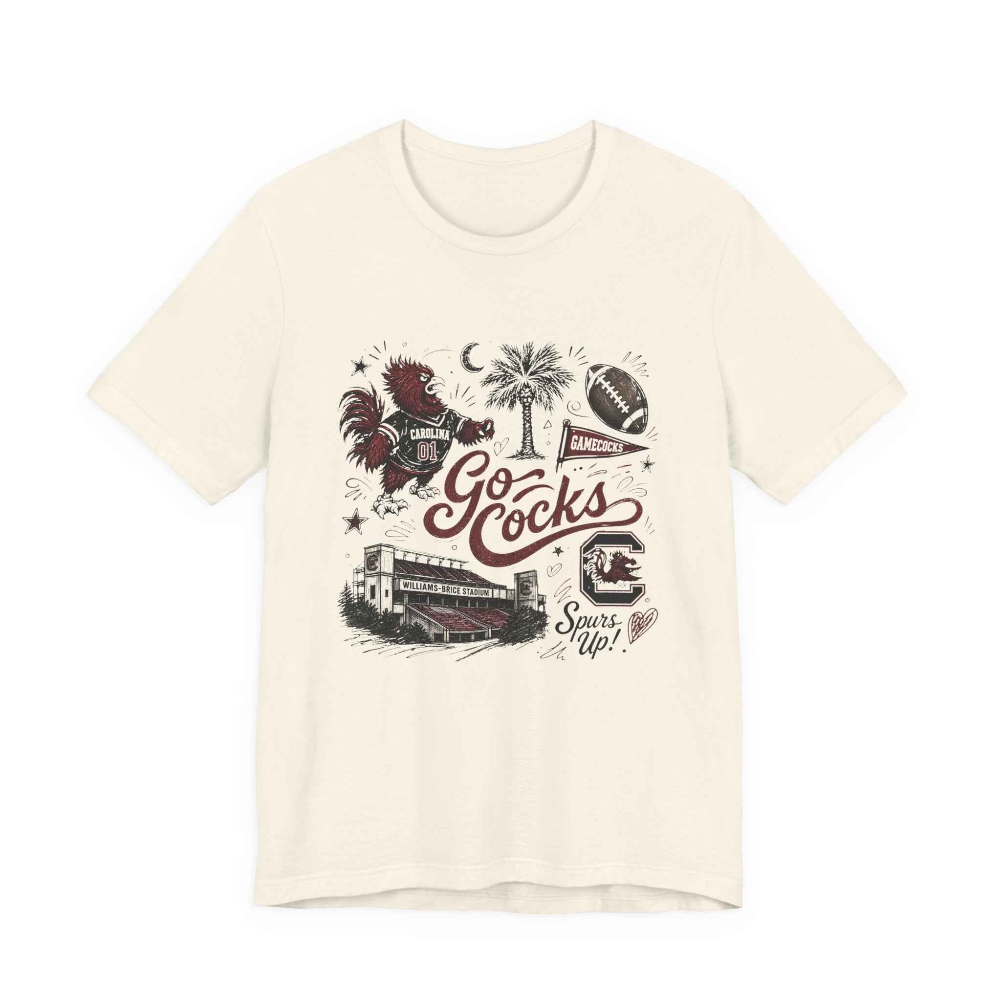 Vintage South Carolina Gamecocks T-Shirt | Go Cocks Retro Game Day Tee