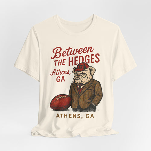 Between the Hedges Athens GA Bulldog Football T-Shirt